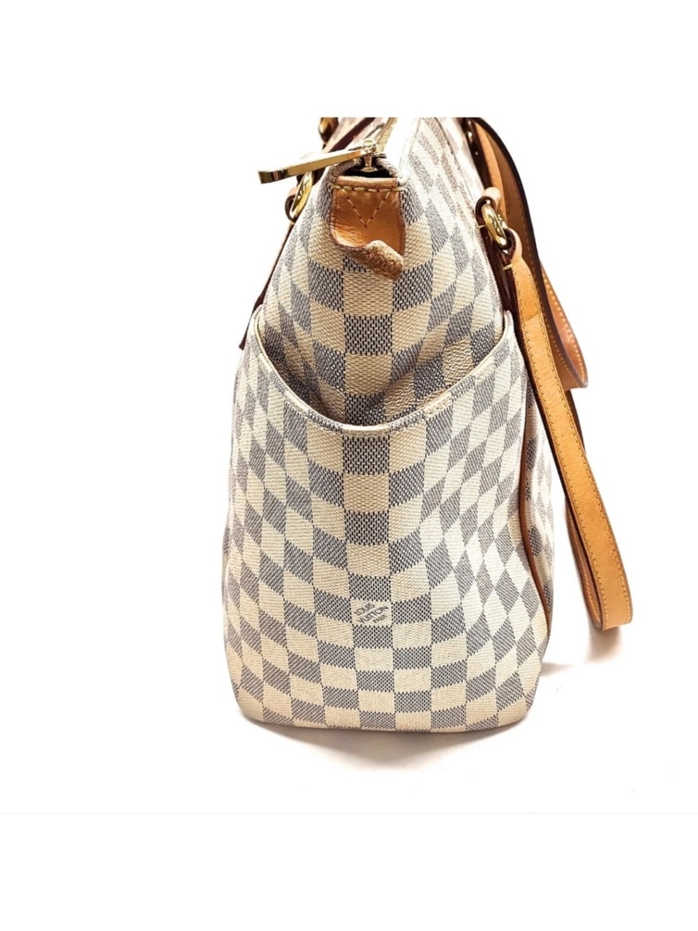 Louis Vuitton Shoulder Bag  Totally MM White Damier Azur - Picture 2 of 8